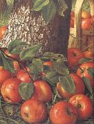 Prentice, Levi Wells Apples Beneath a Tree Sweden oil painting artist